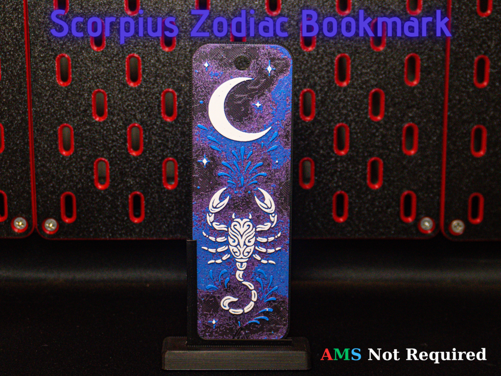 Scorpius - Hueforge Bookmark