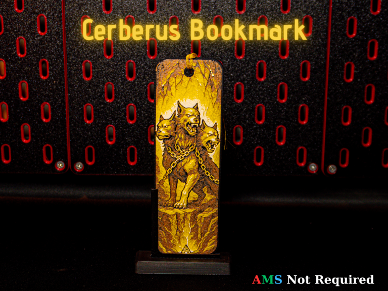Cerberus Bookmark - Hueforge