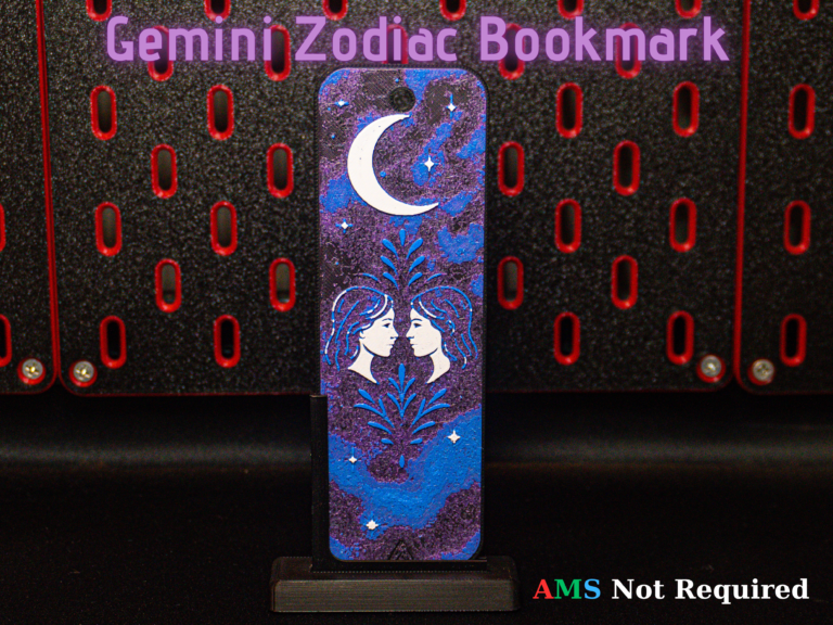 Gemini - Hueforge Bookmark
