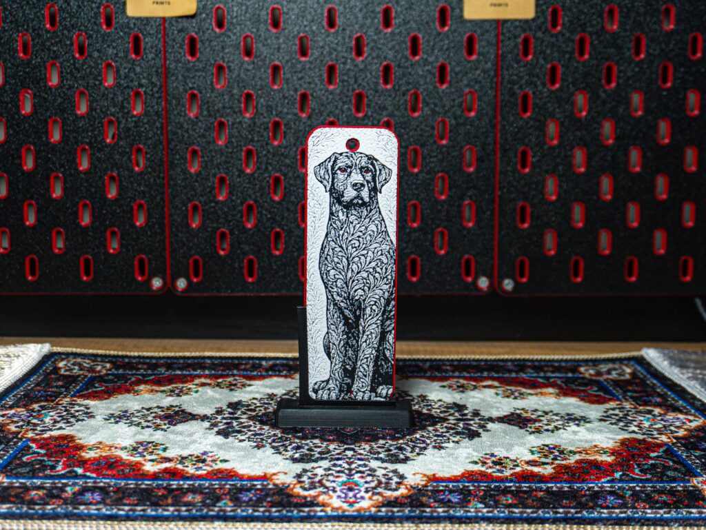 Ornamental Dog Labrador - Hueforge Bookmark gallery 1