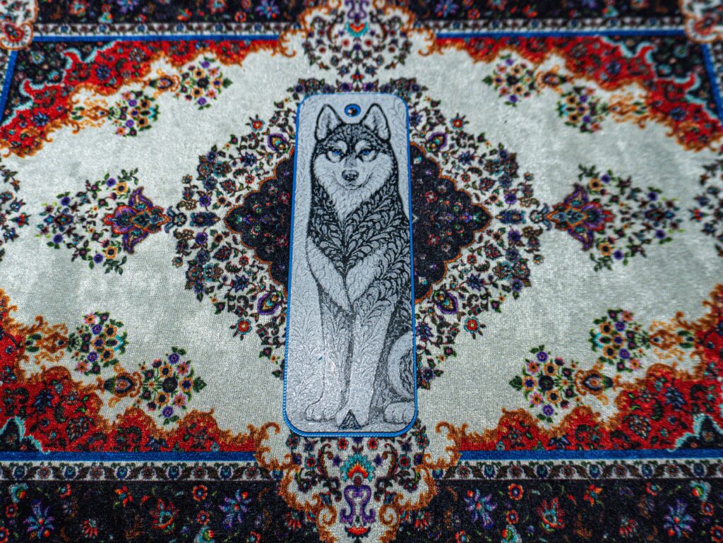 Ornamental Dog Husky - Hueforge Bookmark gallery 3