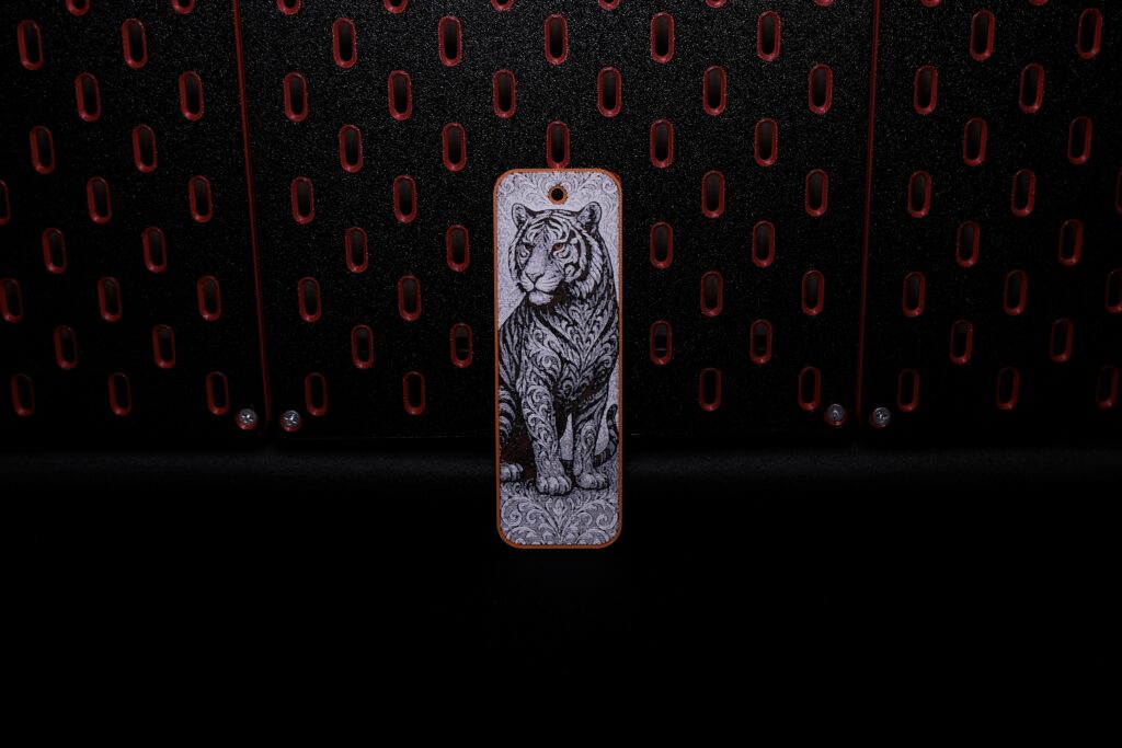 Ornamental Tiger - Hueforge Bookmark gallery 1