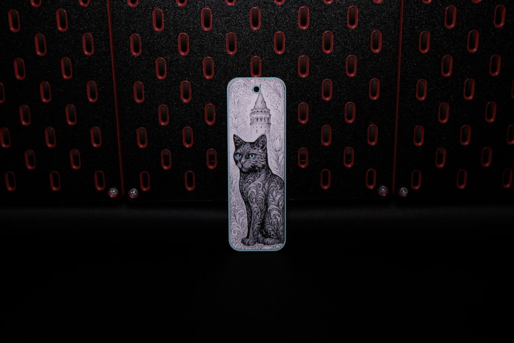 Cats of Istanbul - Galata Tower Hueforge Bookmark gallery 1