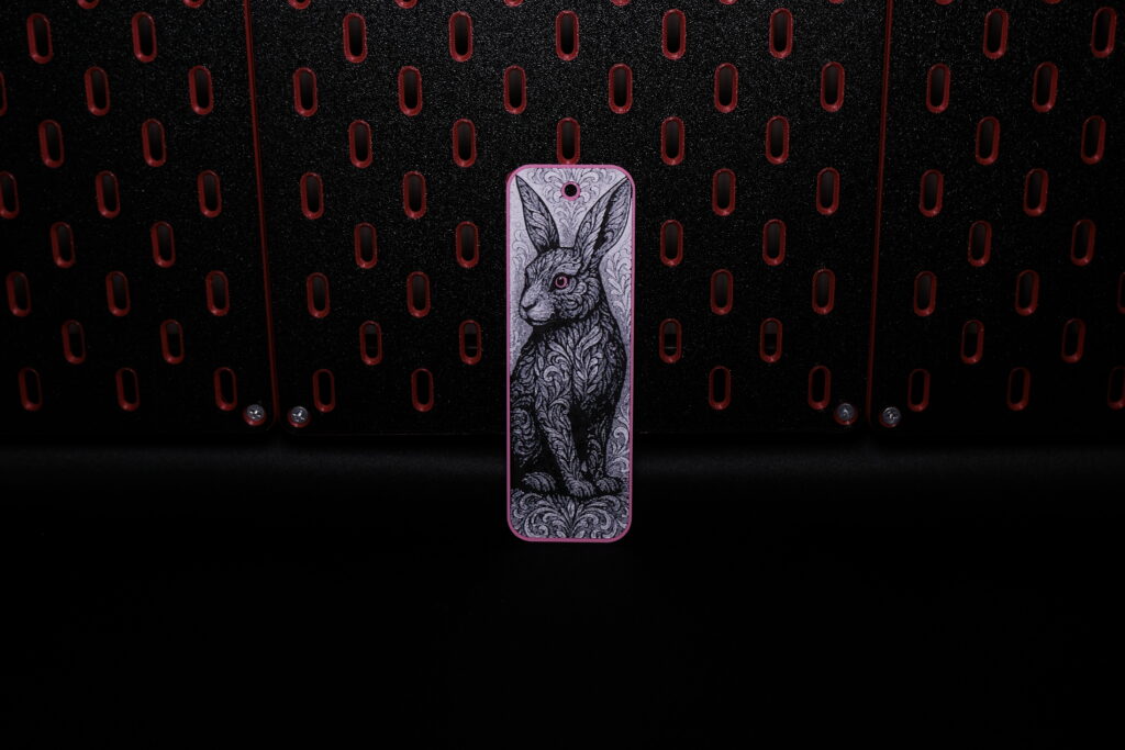 Ornamental Rabbit - Hueforge Bookmark gallery 1