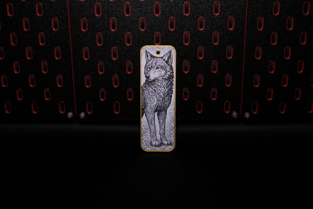 Ornamental Wolf - Hueforge Bookmark gallery 1