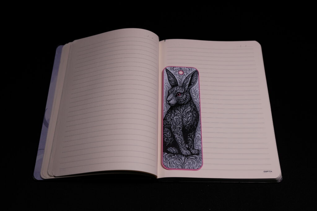 Ornamental Rabbit - Hueforge Bookmark gallery 2