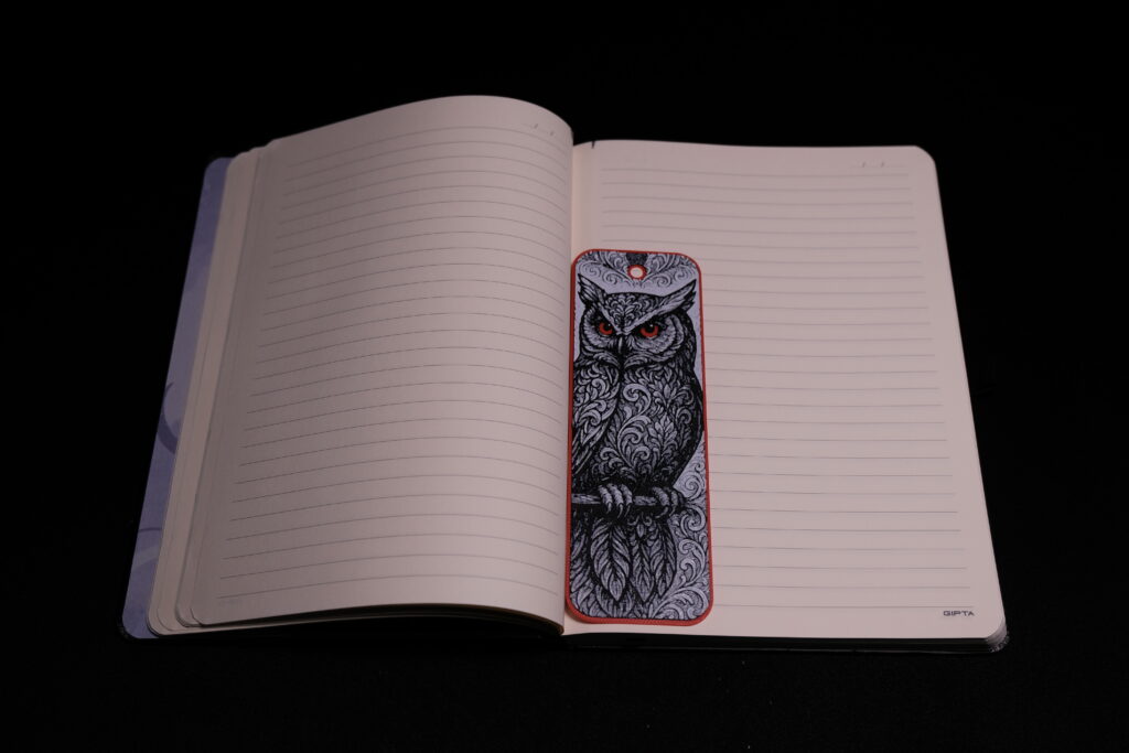 Ornamental Owl - Hueforge Bookmark gallery 2