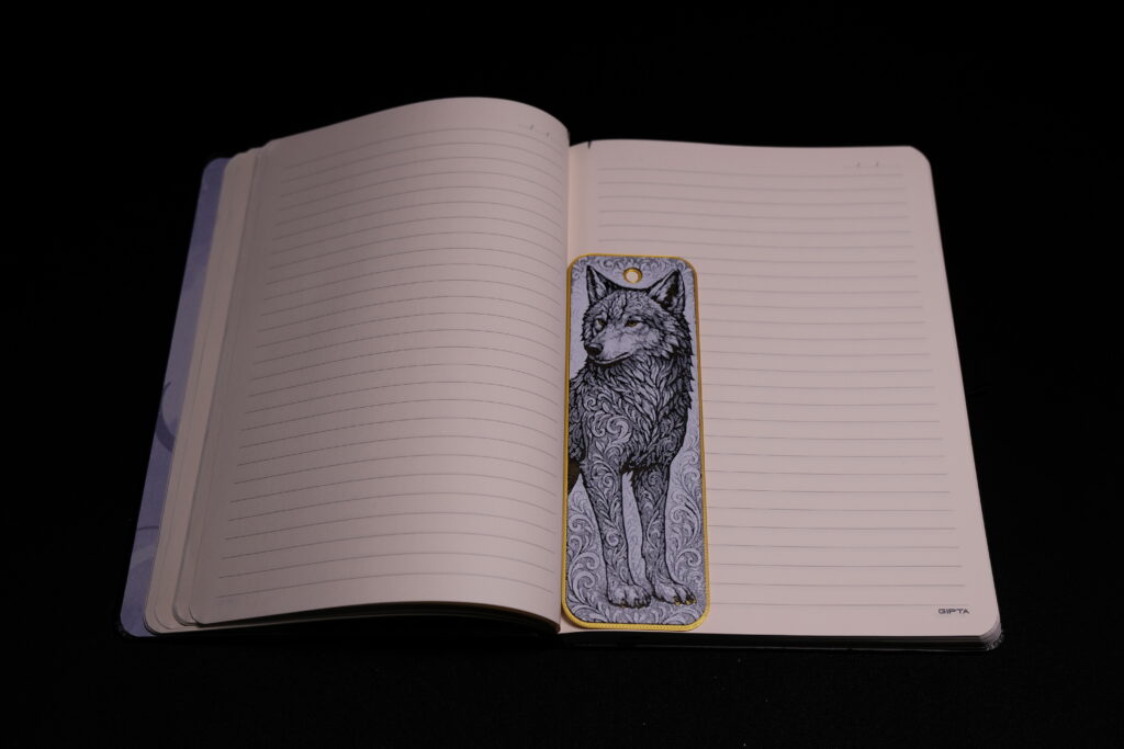 Ornamental Wolf - Hueforge Bookmark gallery 2