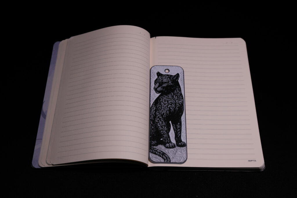 Ornamental Black Panther - Hueforge Bookmark gallery 2