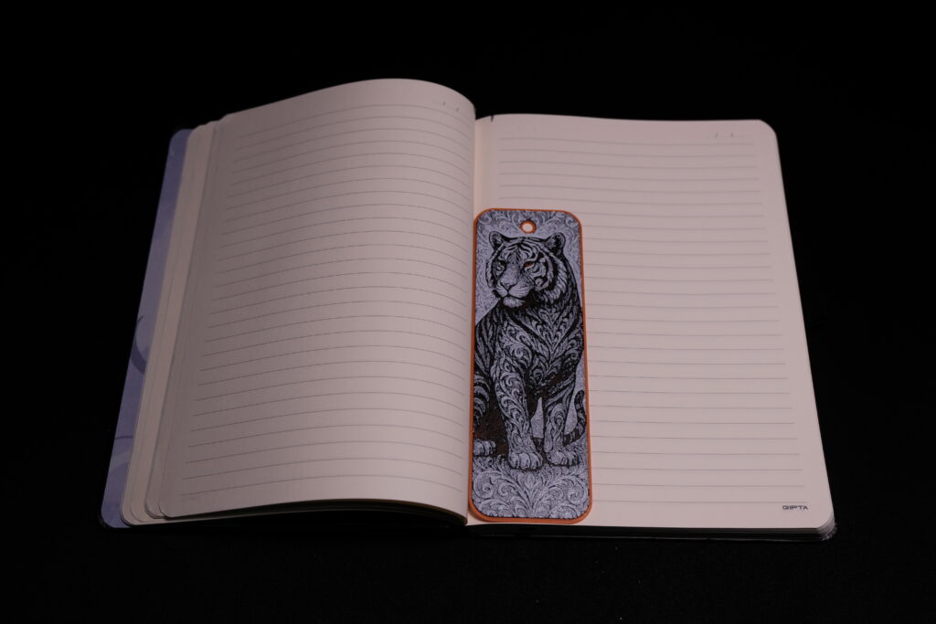 Ornamental Tiger - Hueforge Bookmark gallery 2