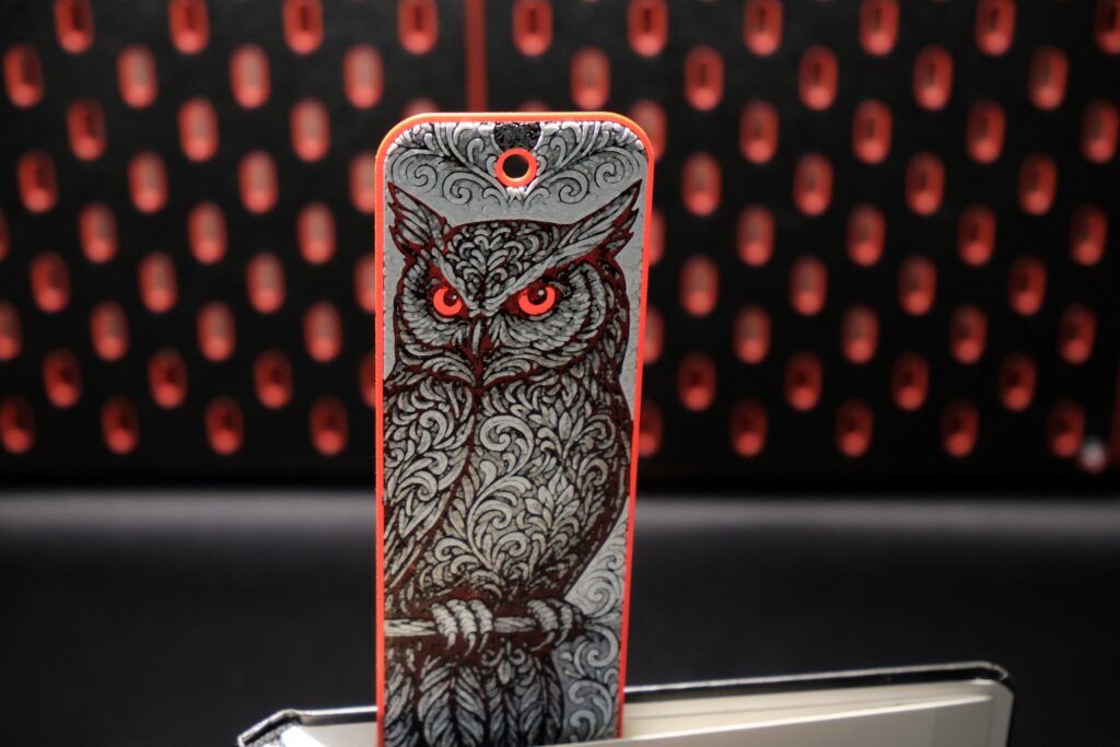Ornamental Owl - Hueforge Bookmark gallery 3