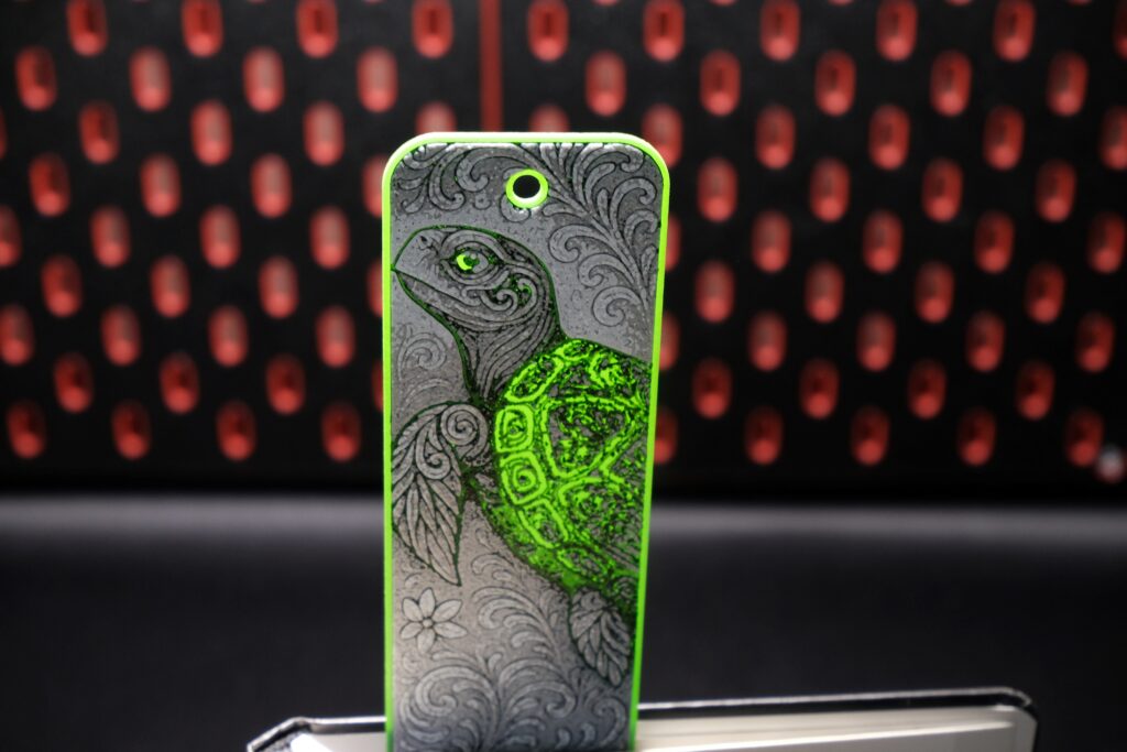 Ornamental Turtle - Hueforge Bookmark gallery 3
