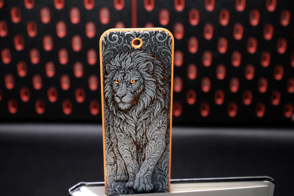 Ornamental Lion - Hueforge Bookmark gallery 3