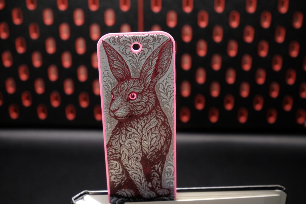 Ornamental Rabbit - Hueforge Bookmark gallery 3
