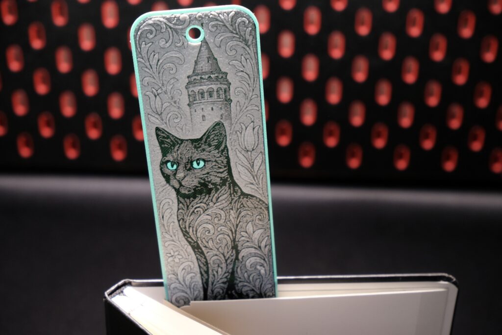 Cats of Istanbul - Galata Tower Hueforge Bookmark gallery 3