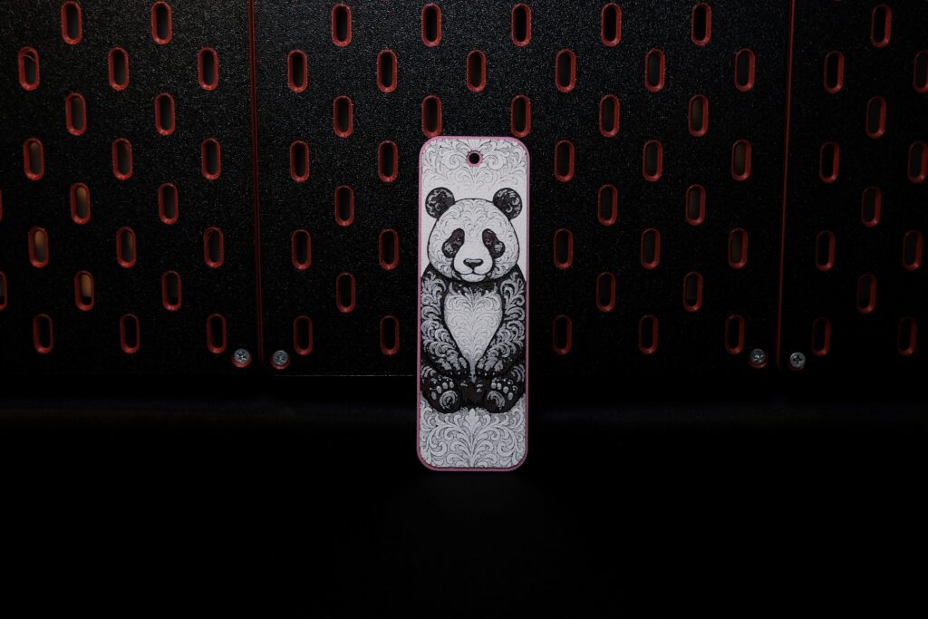Ornamental Panda - Hueforge Bookmark gallery 1