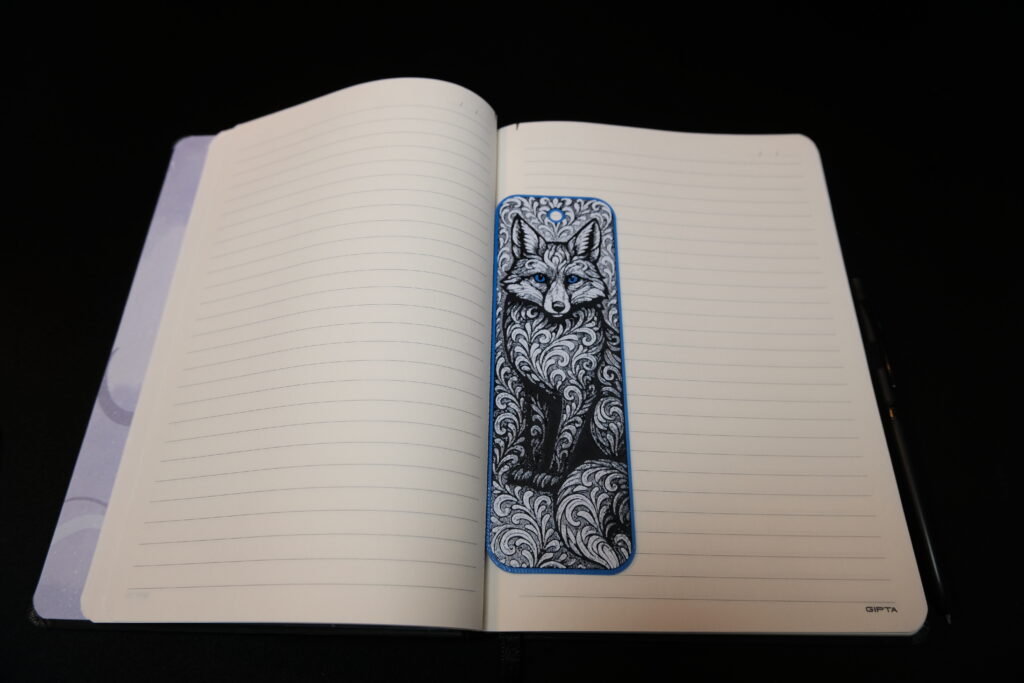 Ornamental Fox - Hueforge Bookmark gallery 2