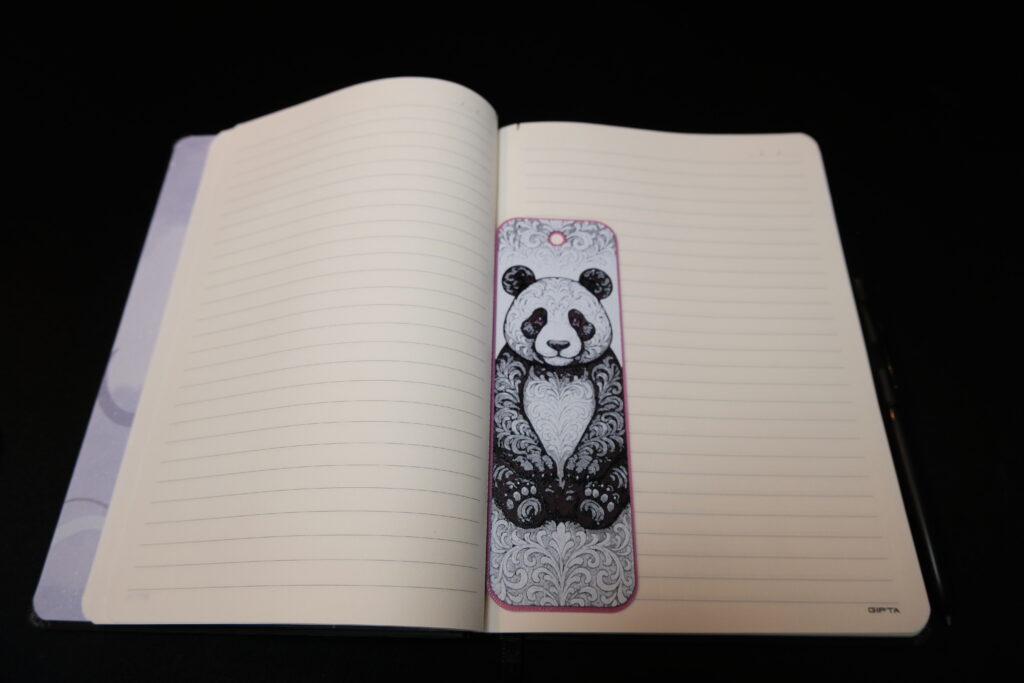 Ornamental Panda - Hueforge Bookmark gallery 2