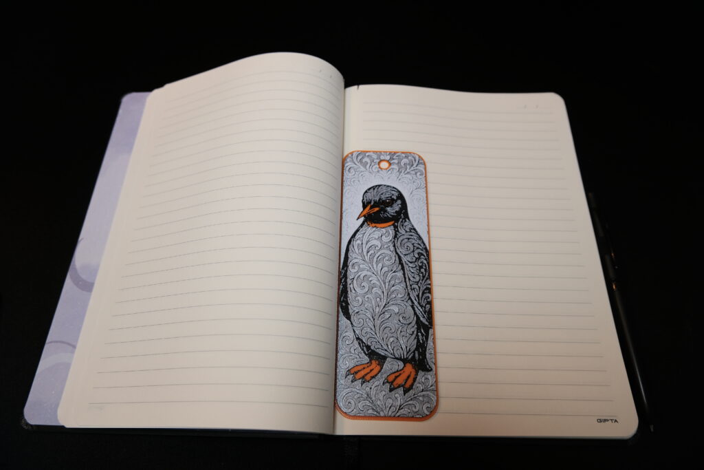 Ornamental Penguin - Hueforge Bookmark gallery 2