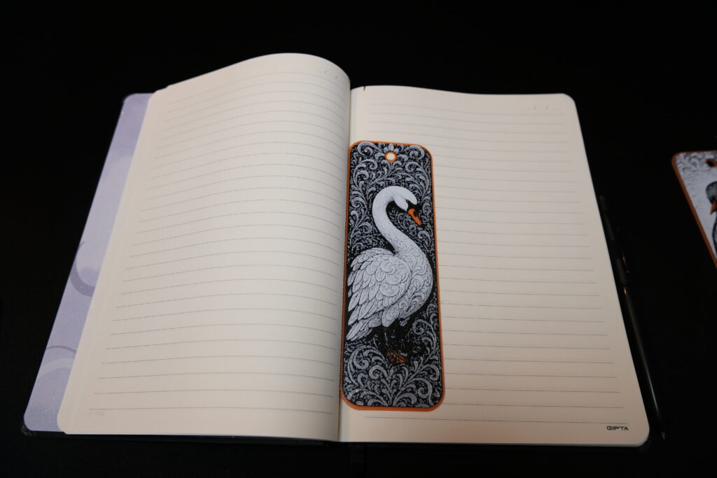 Ornamental Swan - Hueforge Bookmark gallery 2
