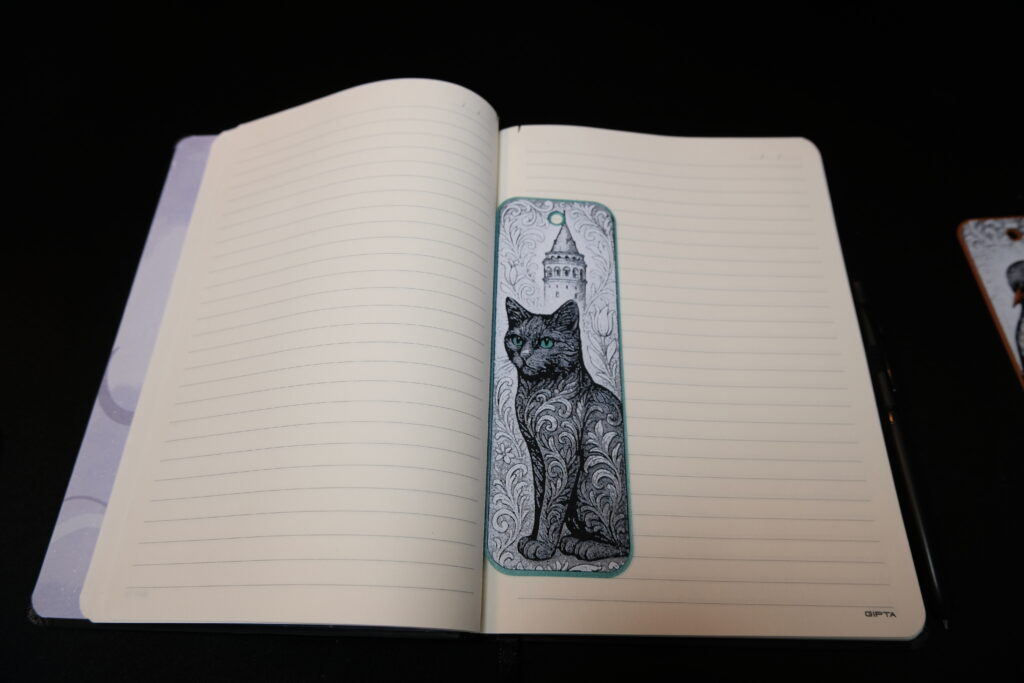 Cats of Istanbul - Galata Tower Hueforge Bookmark gallery 2