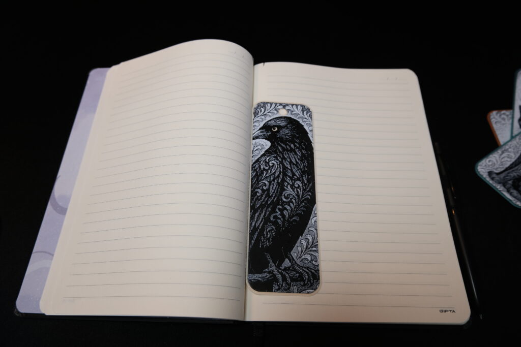 Ornamental Raven - Hueforge Bookmark gallery 2