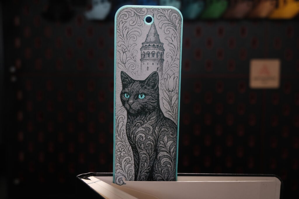Cats of Istanbul - Galata Tower Hueforge Bookmark gallery 6