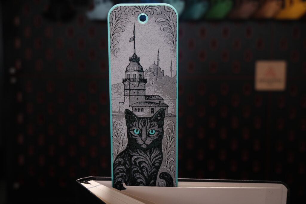 Cats of Istanbul - Maiden’s Tower Hueforge Bookmark gallery 3