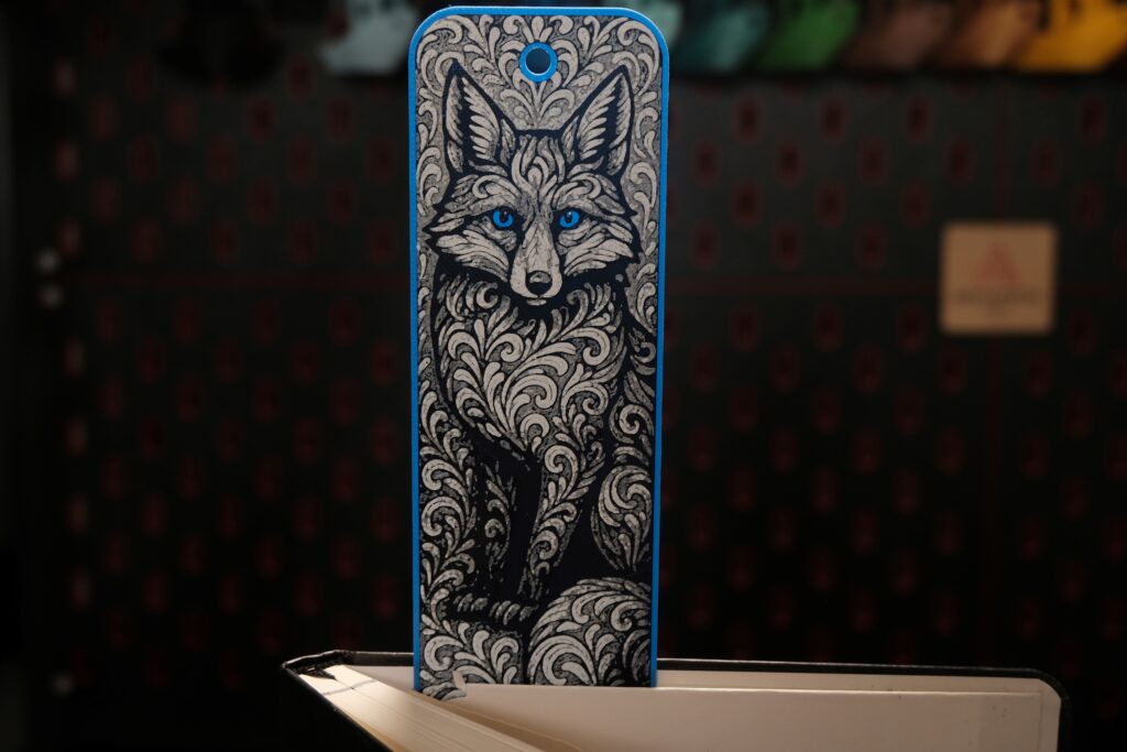 Ornamental Fox - Hueforge Bookmark gallery 3