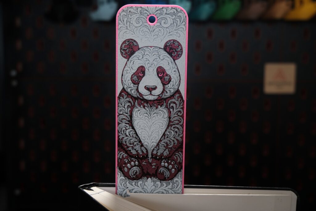 Ornamental Panda - Hueforge Bookmark gallery 3