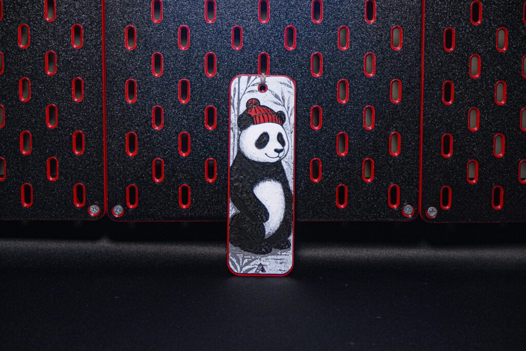 Romantic Panda Couple - Hueforge Bookmark gallery 5