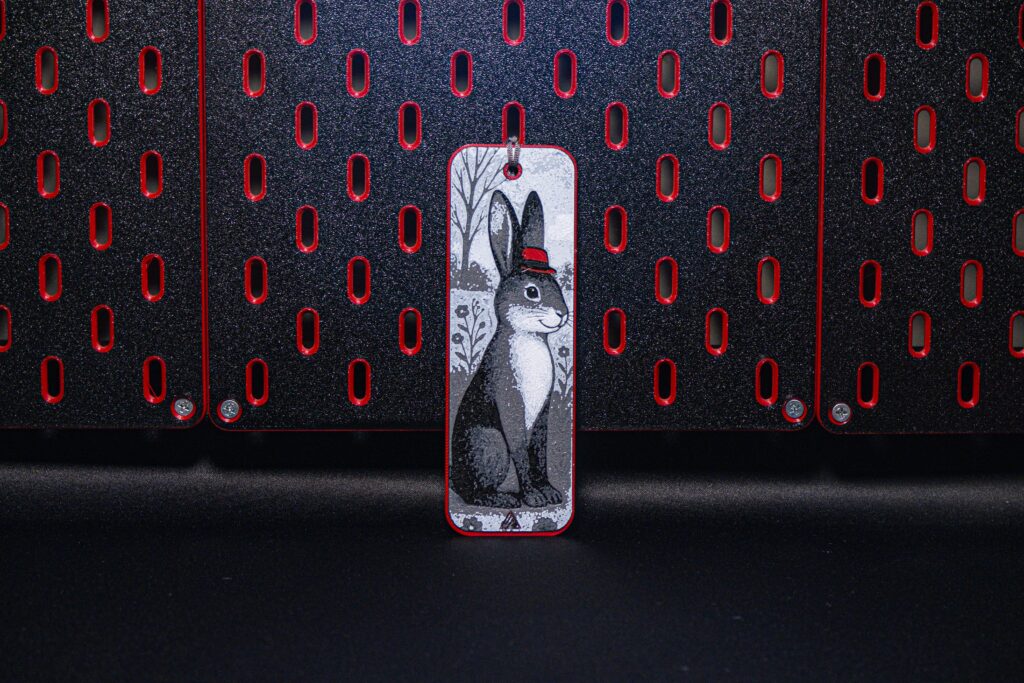 Romantic Rabbits Couple - Hueforge Bookmark gallery 5