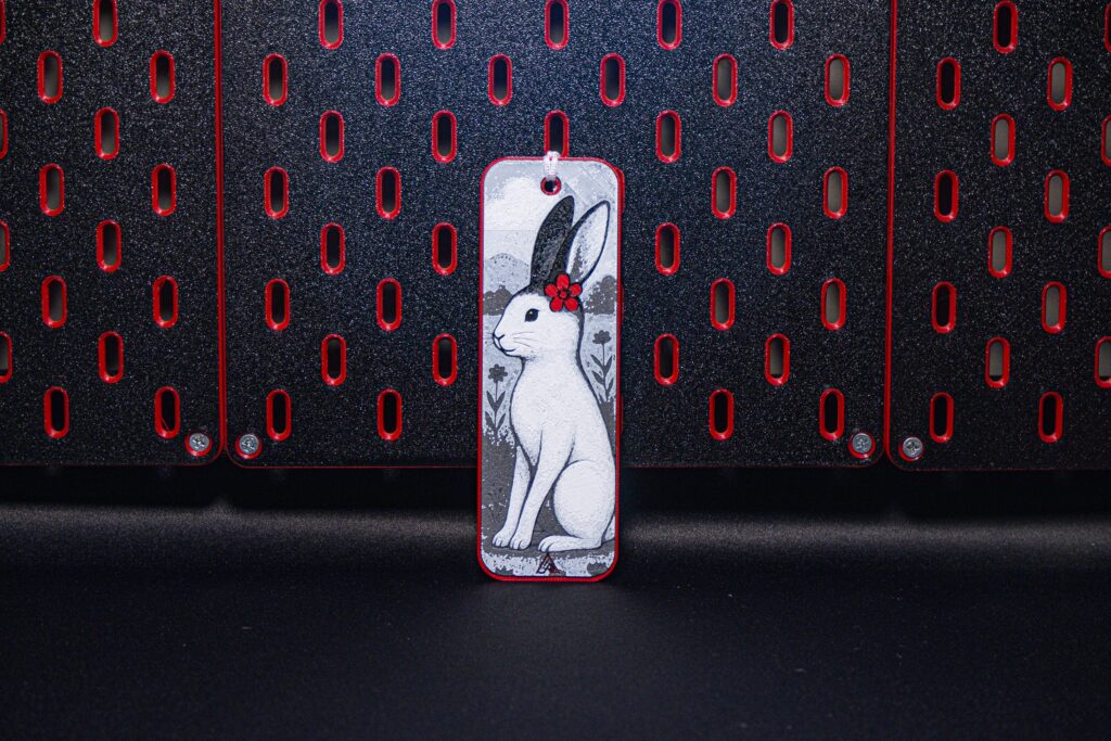 Romantic Rabbits Couple - Hueforge Bookmark gallery 4
