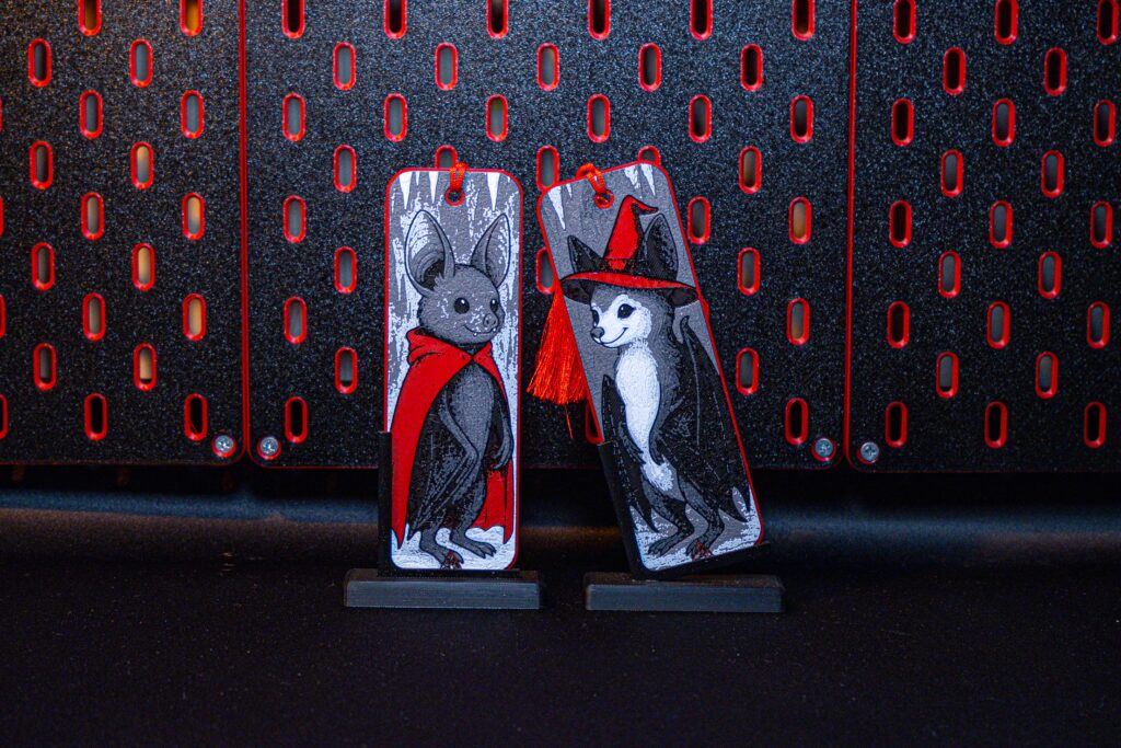 Romantic Bat Couple - Hueforge Bookmarks gallery 7