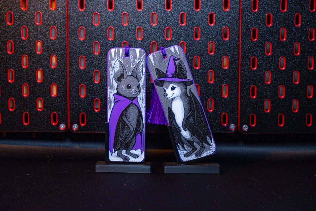 Romantic Bat Couple - Hueforge Bookmarks gallery 3
