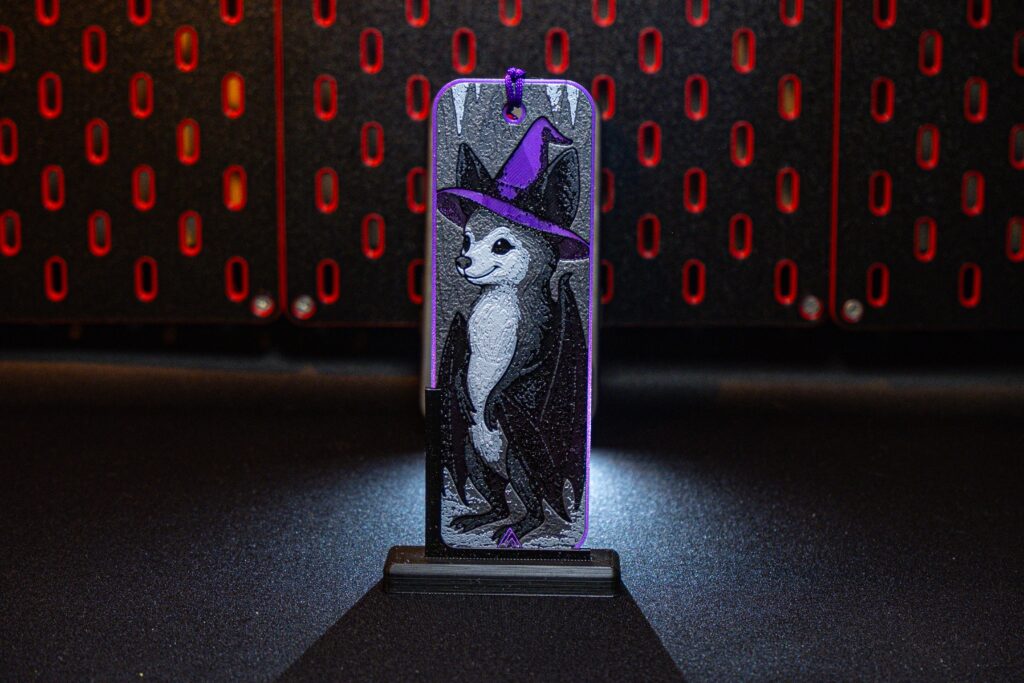 Romantic Bat Couple - Hueforge Bookmarks gallery 1