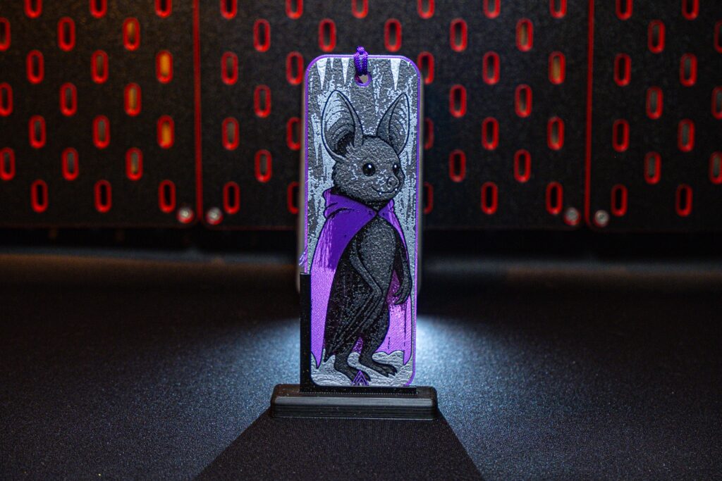 Romantic Bat Couple - Hueforge Bookmarks gallery 2