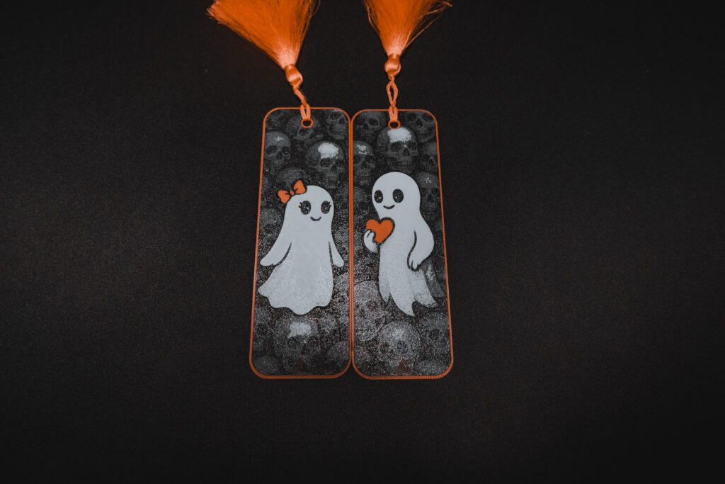 Romantic Ghost Couple - Hueforge Bookmarks gallery 4
