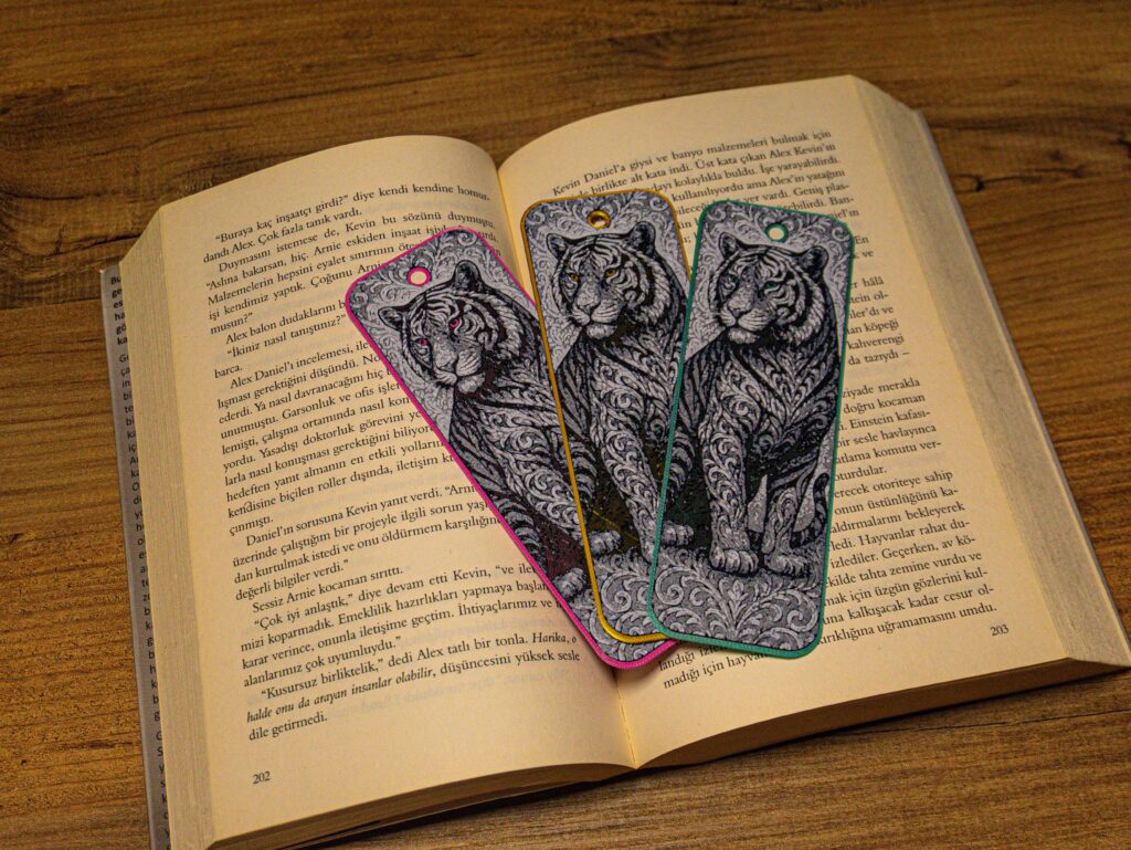 Ornamental Tiger - Hueforge Bookmark gallery 4