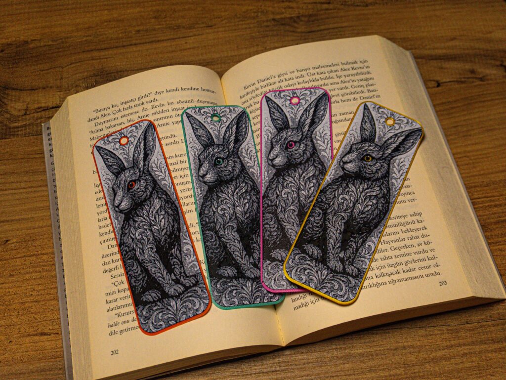 Ornamental Rabbit - Hueforge Bookmark gallery 4