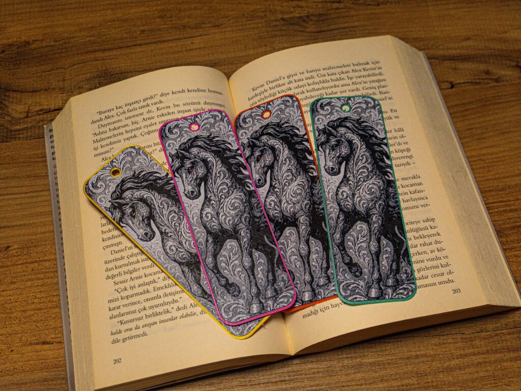 Ornamental Horse - Hueforge Bookmark gallery 4