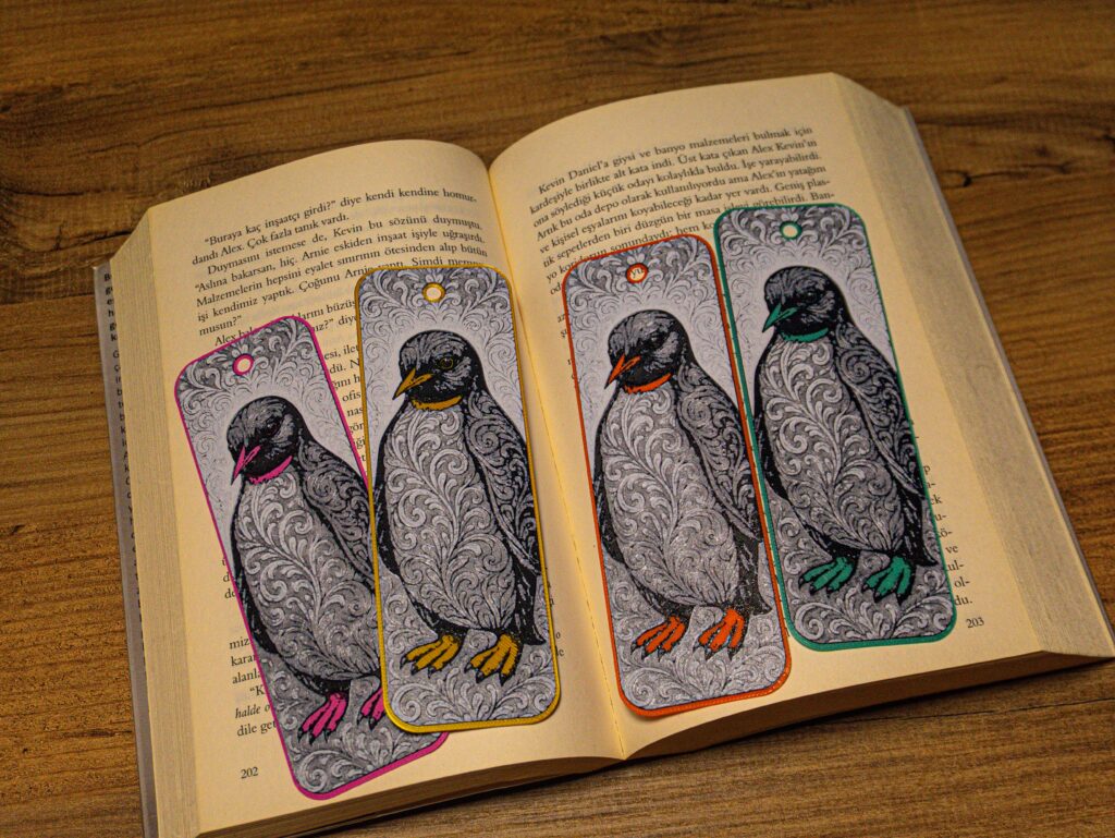Ornamental Penguin - Hueforge Bookmark gallery 4