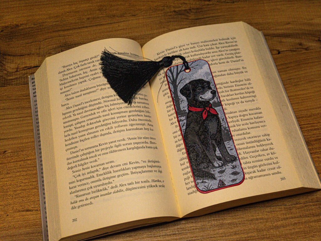 Romantic Dog Couple - Hueforge Bookmarks gallery 1