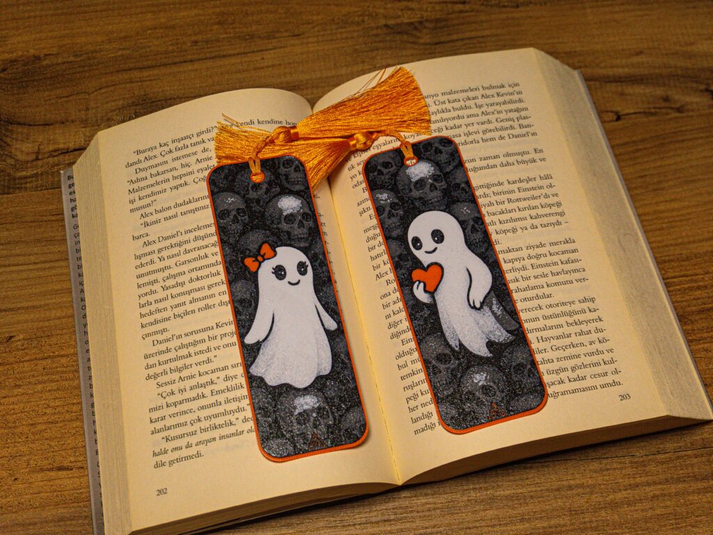 Romantic Ghost Couple - Hueforge Bookmarks gallery 7