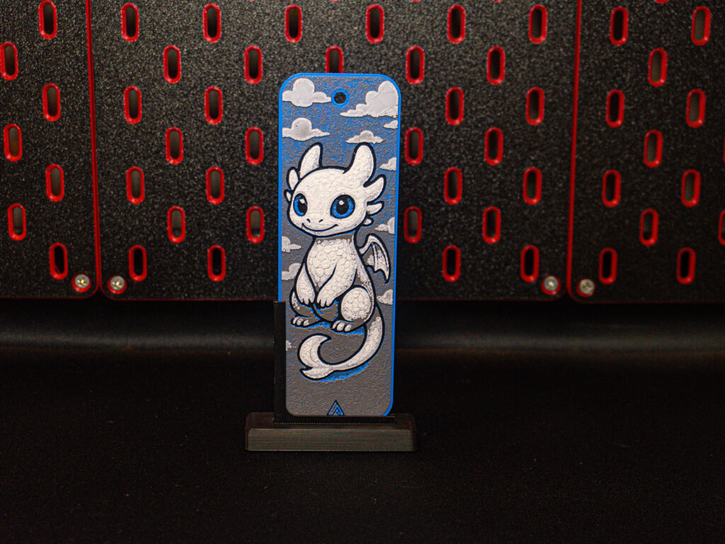 Light Fury Dragon - Hueforge Bookmark gallery 1