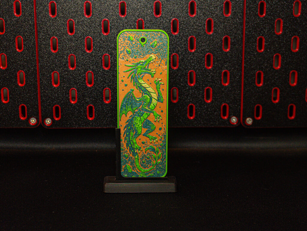 Elemental Earth Dragon - Hueforge Bookmark gallery 1