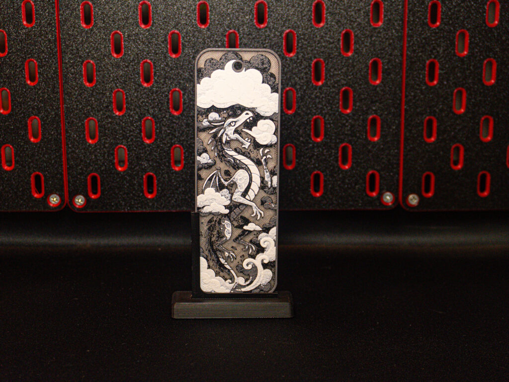 Elemental Air Dragon - Hueforge Bookmark gallery 1