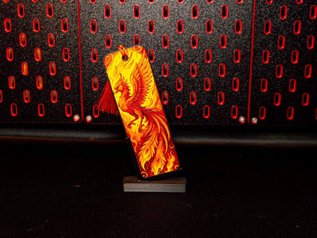 Phoenix Bookmark - Hueforge gallery 2