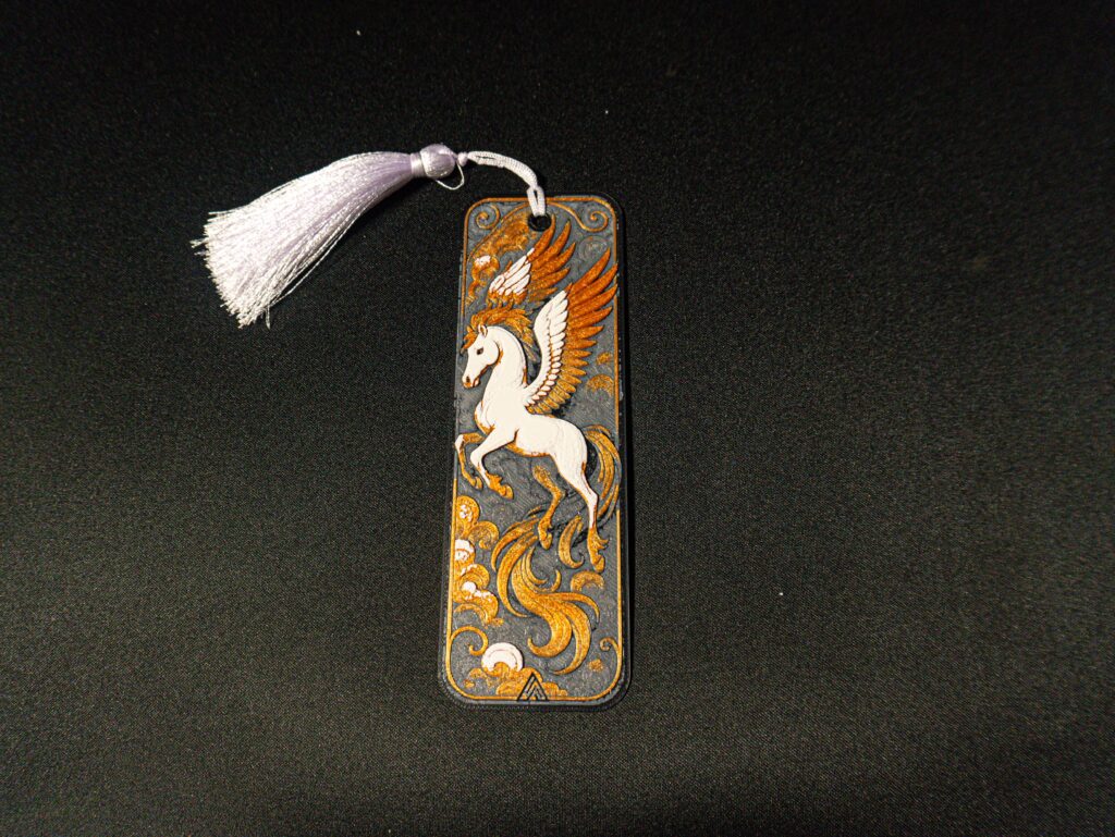 Pegasus Bookmark - Hueforge gallery 3