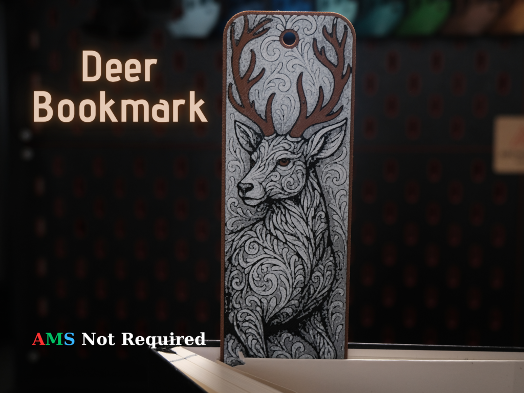 Ornamental Horse - Hueforge Bookmark